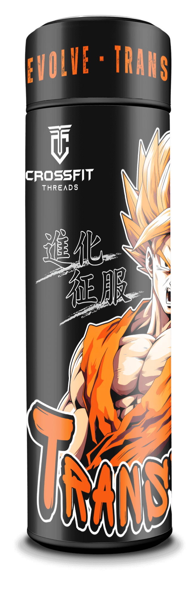Evolve Transform - Smart Insulated Stainless Steel Motivational Bottle with Temperature Display & Powerful Graphics