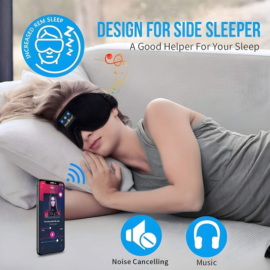 Wireless Sleep Mask with Built-in Headphones