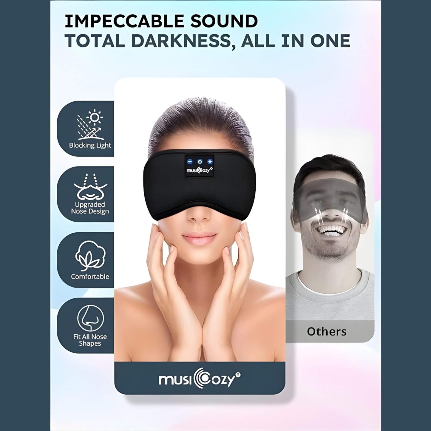 Wireless Sleep Mask with Built-in Headphones