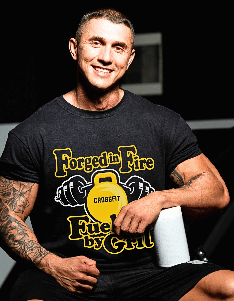 Forged in Fire - Motivational Unisex Cotton T-Shirt