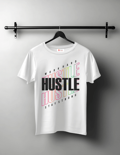 Hustle - Stay Strong - Motivational Unisex T-Shirt