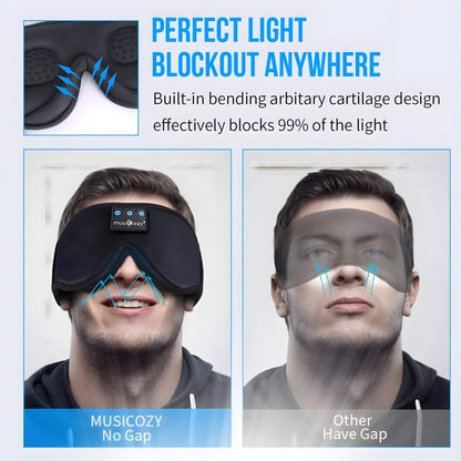 Wireless Sleep Mask with Built-in Headphones