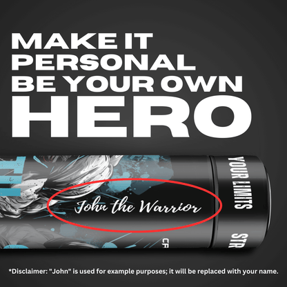 Smart Insulated Stainless Steel Motivational Bottle with Temperature Display & Gorilla Graphics
