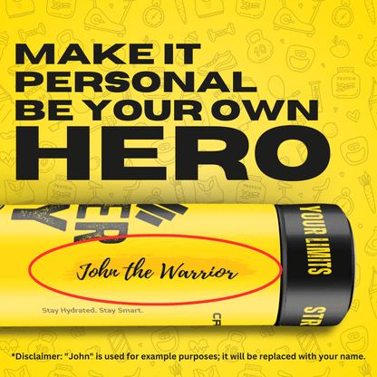 Stronger Every Day - Smart Insulated Stainless Steel Motivational Bottle with Temperature Display