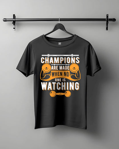 Champions - GYM Motivational Unisex T-Shirt