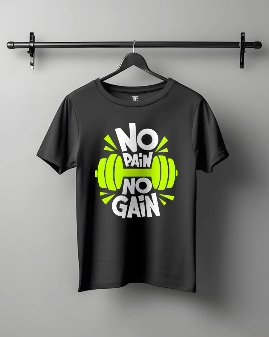 No Pain No Gain - Motivational Unisex T-Shirt