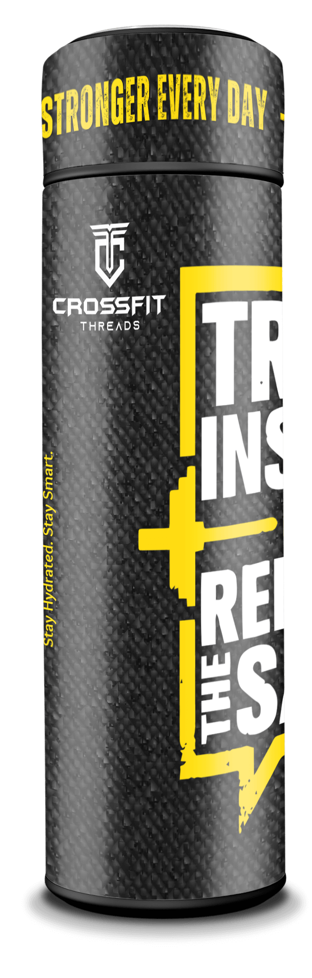 Train Insane - Smart Insulated Stainless Steel Motivational Bottle with Temperature Display