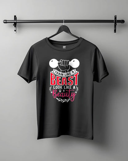 Train Like A Beast - Motivational Unisex T-Shirt