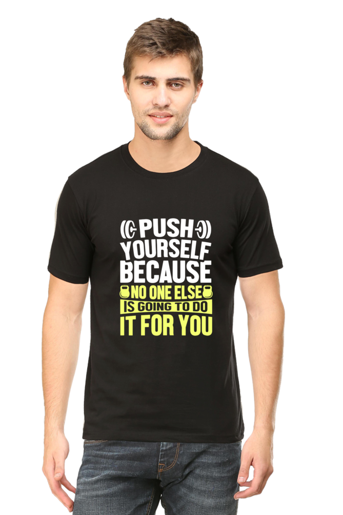 Push Yourself to Greatness - Motivational Workout Tee