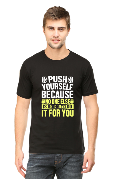 Push Yourself to Greatness - Motivational Workout Tee