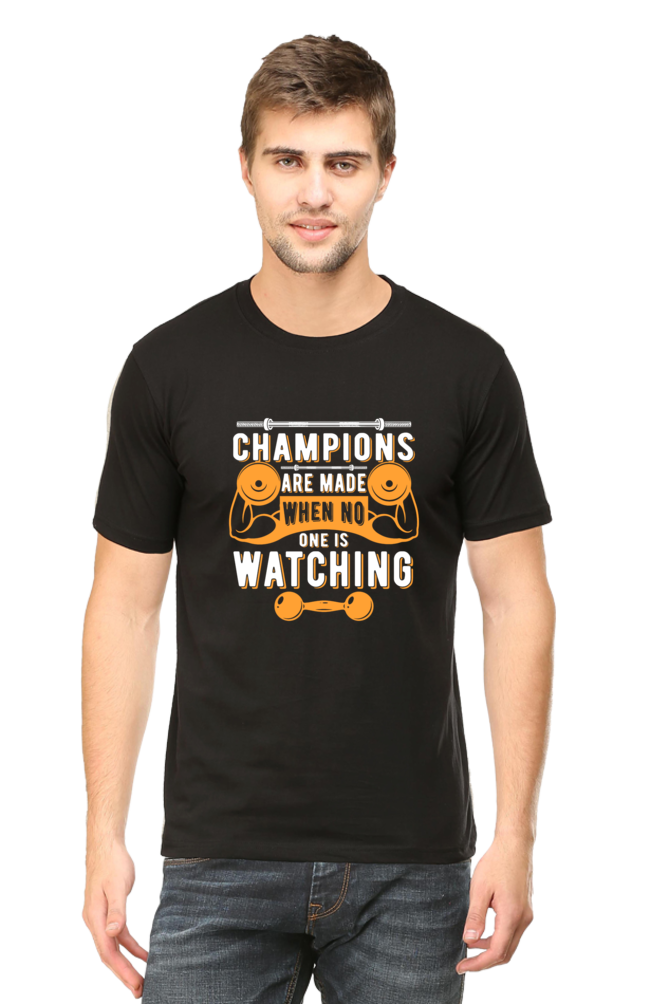 Champions - GYM Motivational Unisex T-Shirt