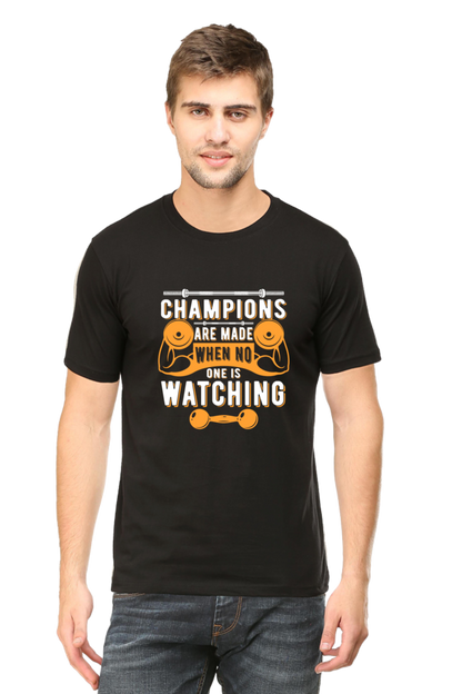 Champions - GYM Motivational Unisex T-Shirt
