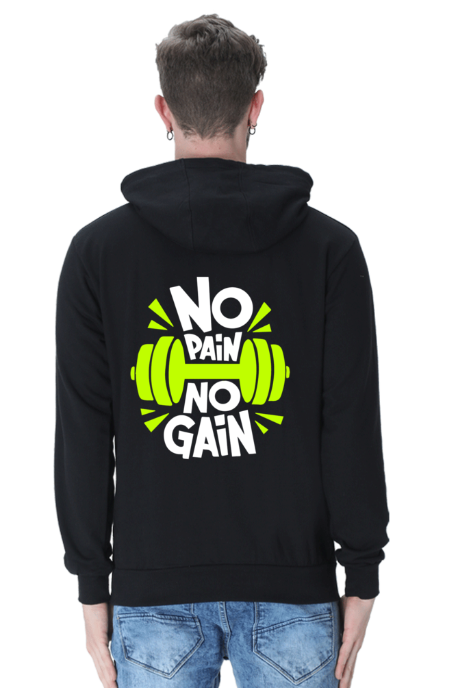 No Pain No Gain Motivational - Unisex Hoodie